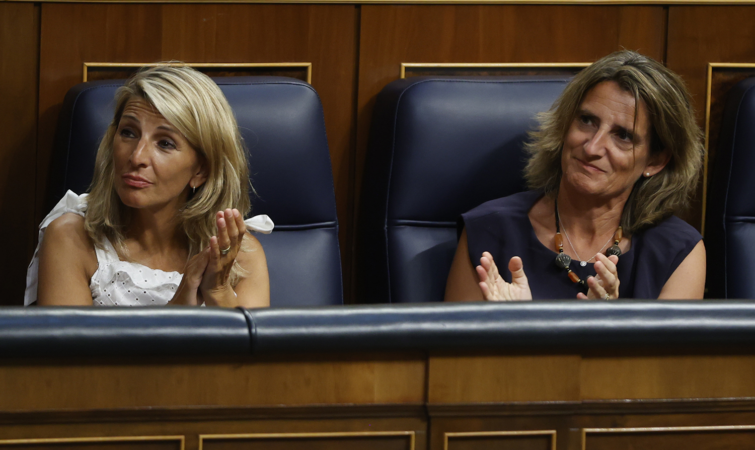 Yolanda Díaz y Teresa Ribera