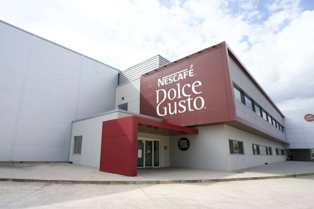 Fábrica de café de Nestlé en Girona. Nestlé