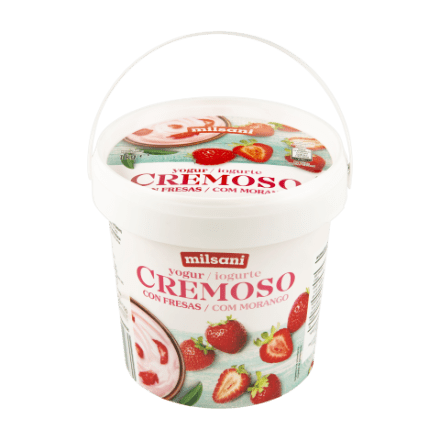 Yogur cremoso con fresa Aldi