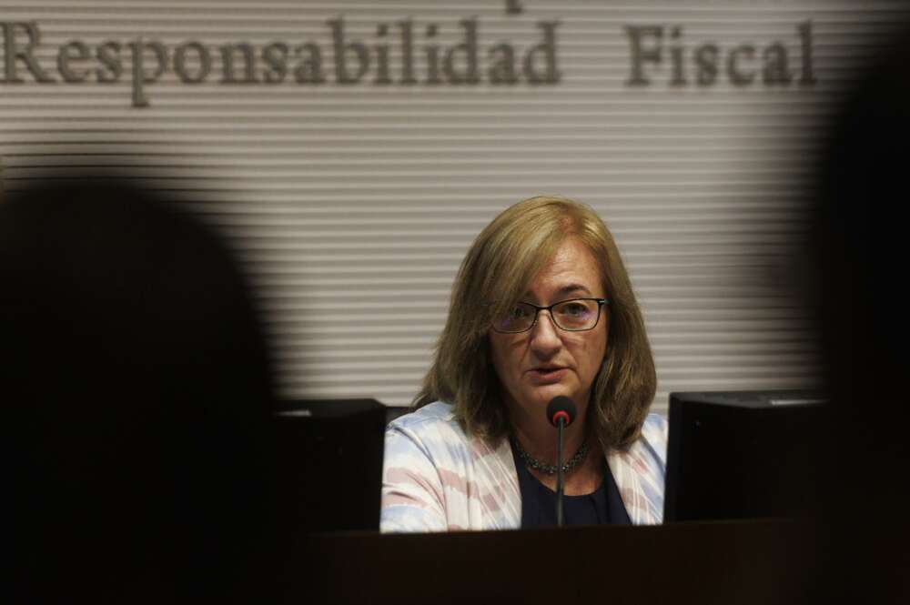 La presidenta de AIReF, Cristina Herrero, en una imagen de archivo. EFE/ Sergio Pérez