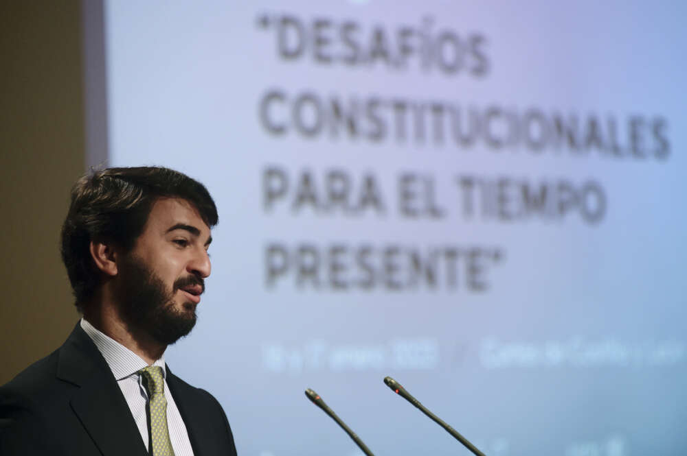 El vicepresidente de la Junta de Castilla y León, Juan García-Gallardo. EFE/Nacho Gallego