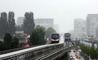 Skytrain de Vancouver. Foto: Márcio Cabral de Moura, Flickr.