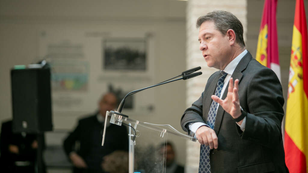 El presidente de Castilla-La Mancha, Emiliano García-Page, pide audiencia ante el Consejo de Estado en relación con el Plan Hidrológico del Tajo. Foto: Junta de Castilla-La Mancha.