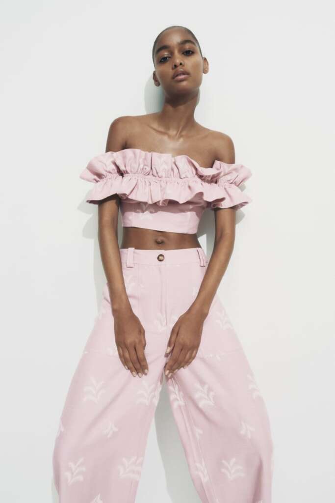 El conjunto de lino y bordados de Zara más bonito del verano 2023