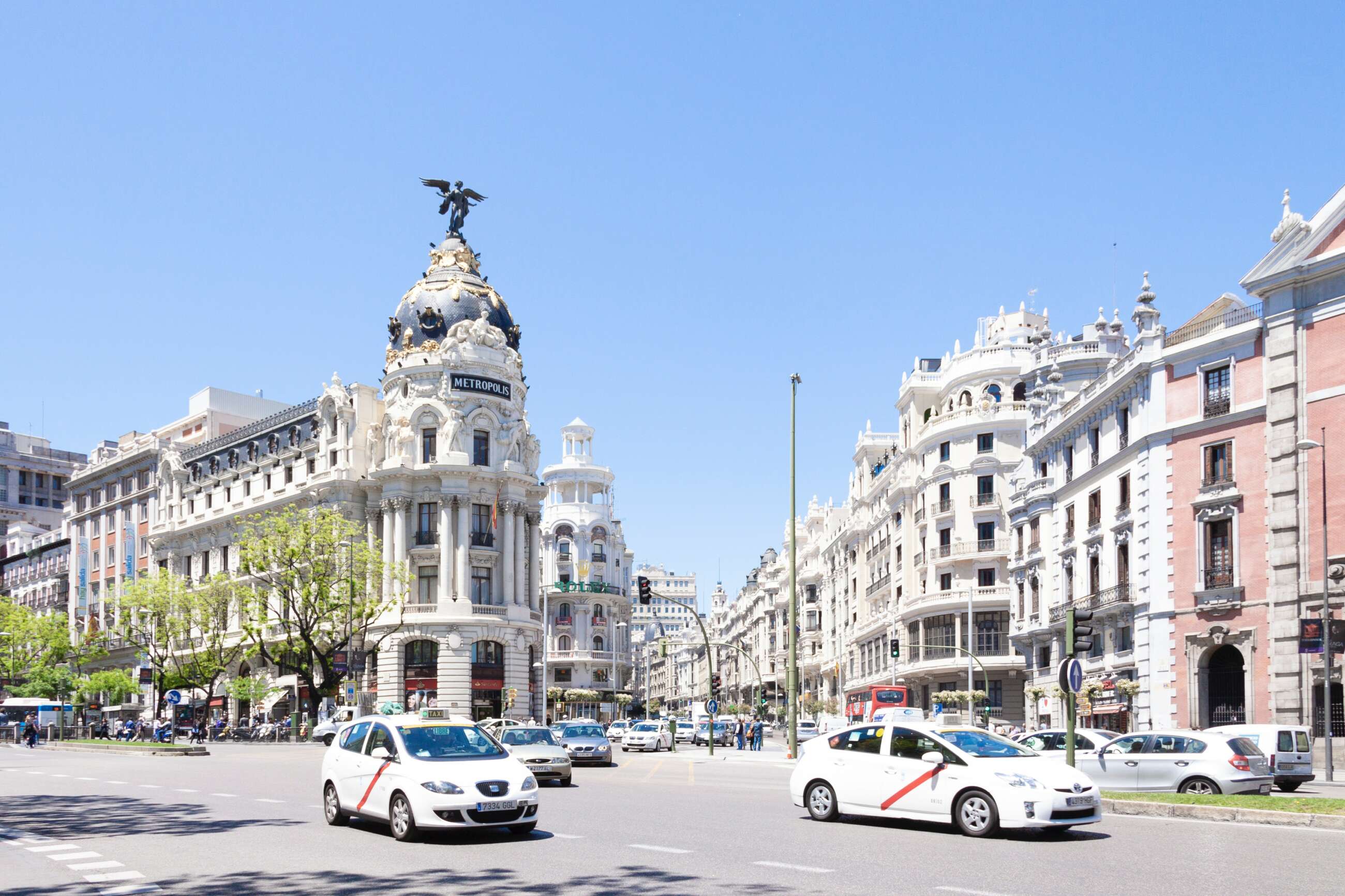 Calles de Madrid, en una foto de archivo.