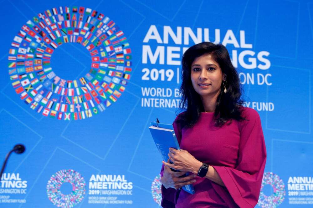 La directora adjunta del FMI, Gita Gopinath.