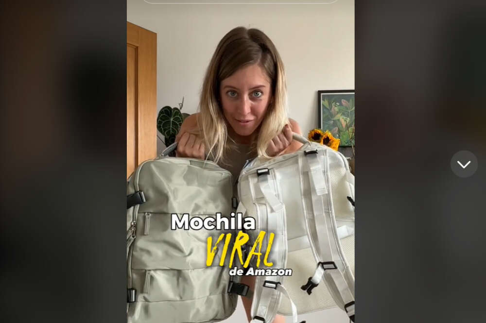 La mochila viajera viral de Tiktok: su increíble precio y las funcionales  características