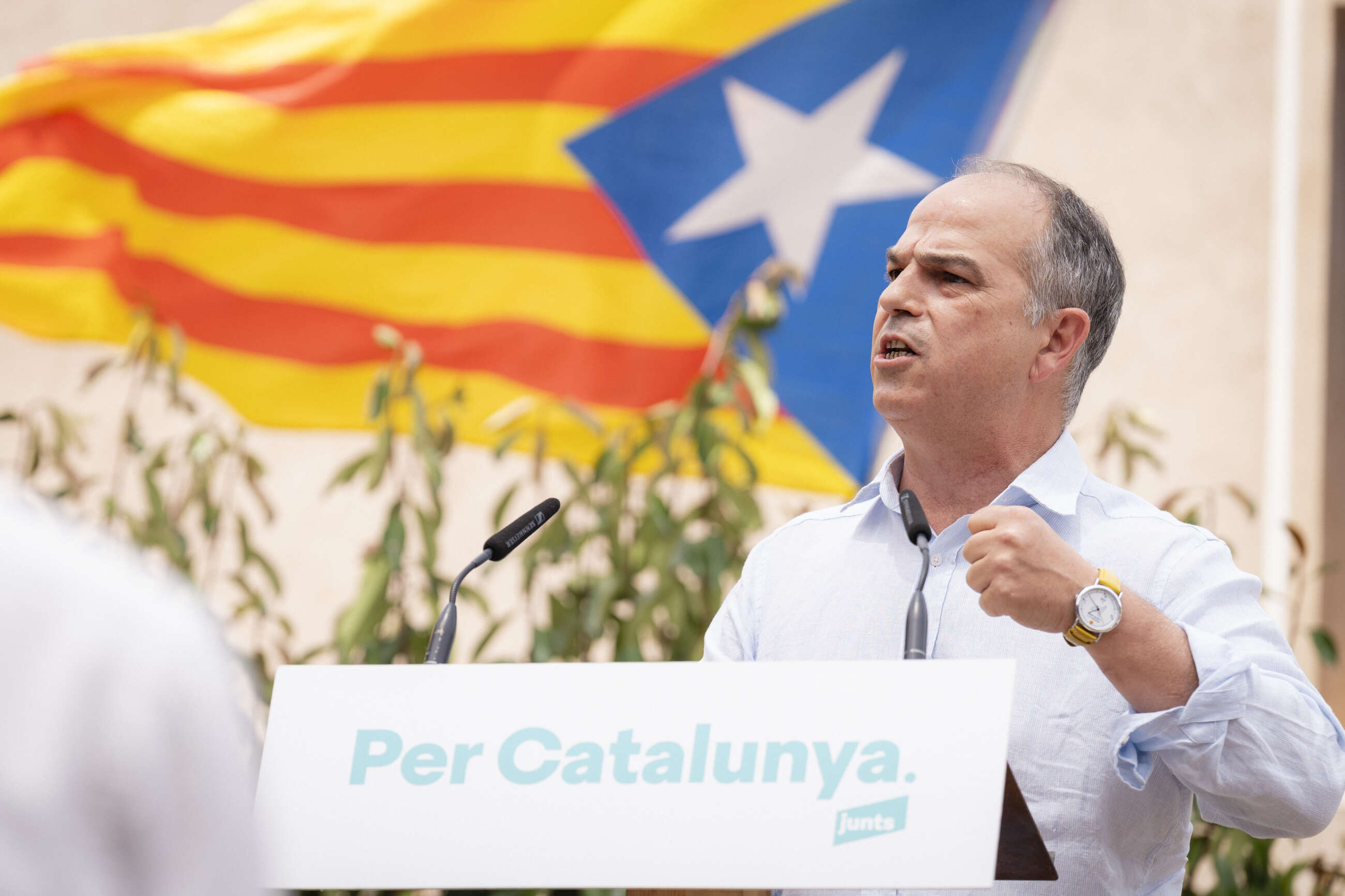 El secretario general de JxCat, Jordi Turull. EFE/ David Borrat