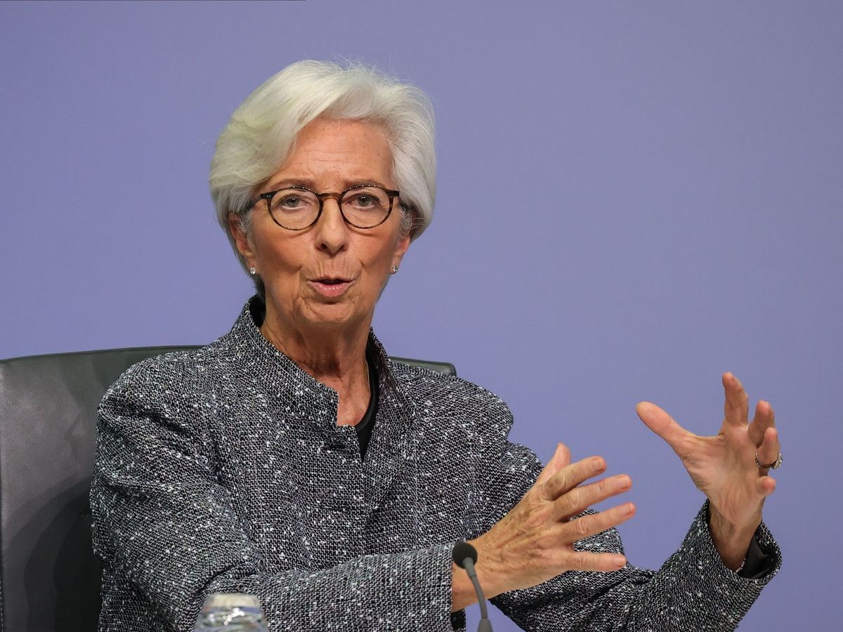 Christine Lagarde, presidenta del BCE. (EFE/Armando Babani)