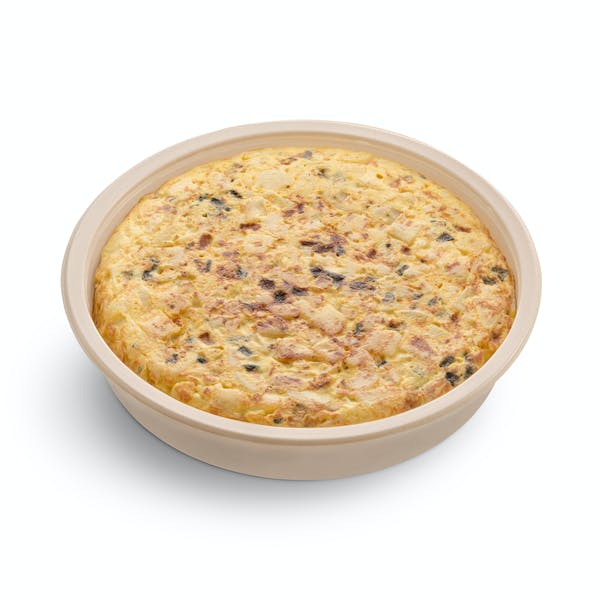 Tortilla de patata con cebolla