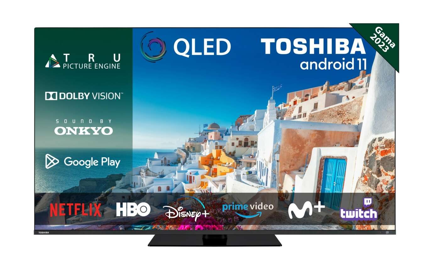 Televisión Toshiba QLED 55 pulgadas