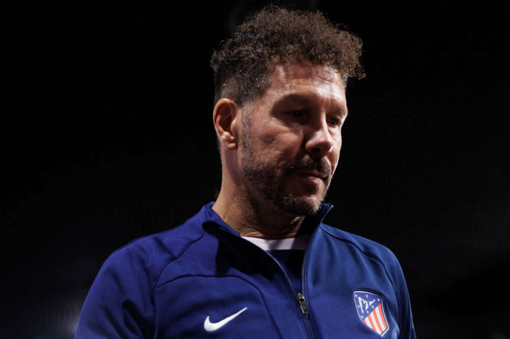 Simeone, entrenador del Atlético de Madrid