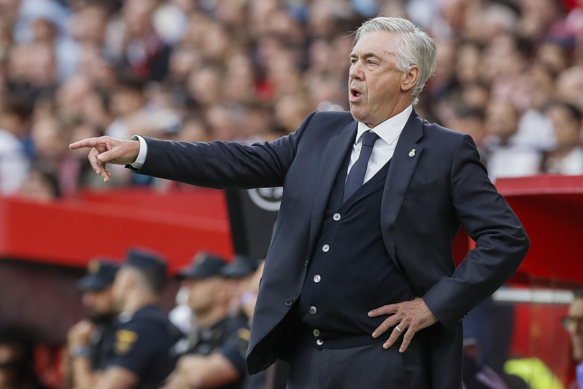 Carlo Ancelotti, entrenador del Real Madrid