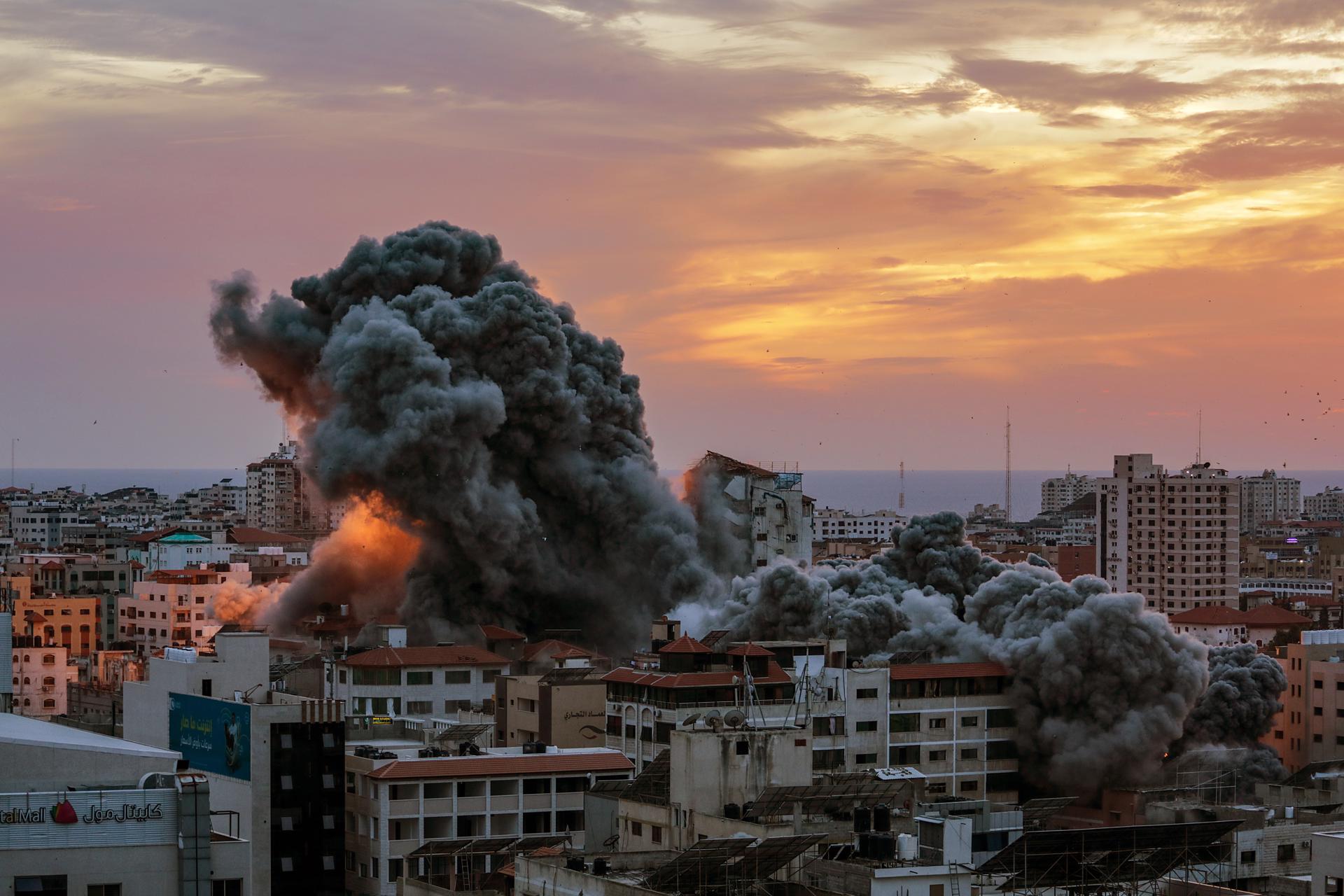 Ataque de Israeel en Gaza.