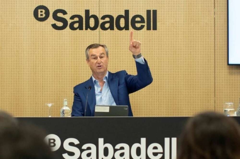 César González-Bueno, CEO de Banco Sabadell. EFE