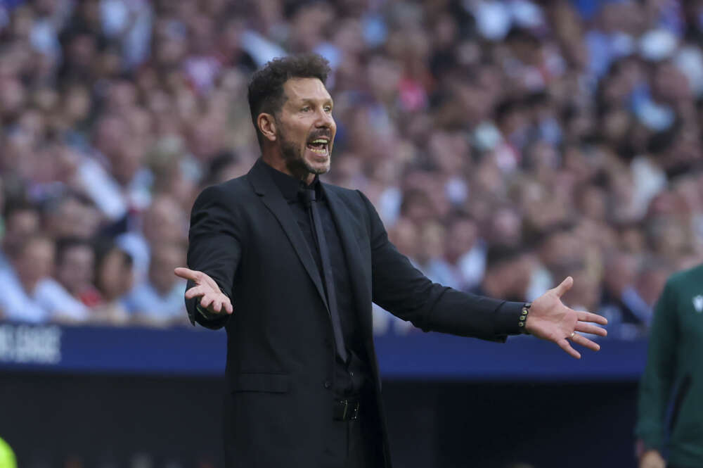 Simeone, entrenador del Atlético de Madrid