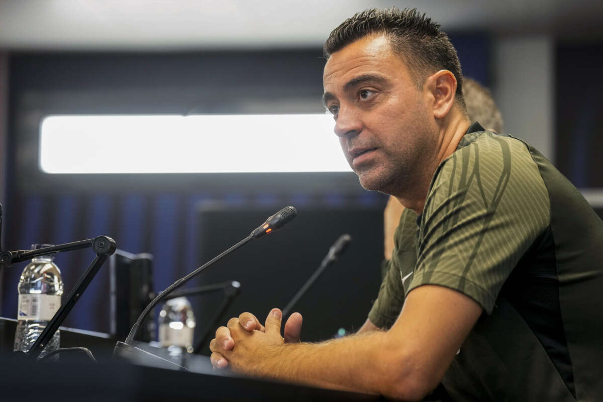 Xavi Hernández, entrenador del Barça