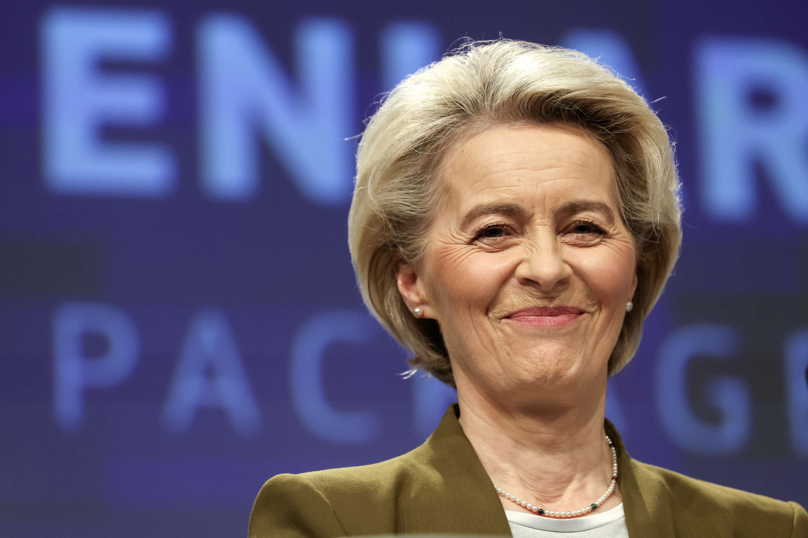 La presidenta de la Comisión Europea, Úrsula Von der Leyen. EFE/EPA/OLIVIER HOSLET