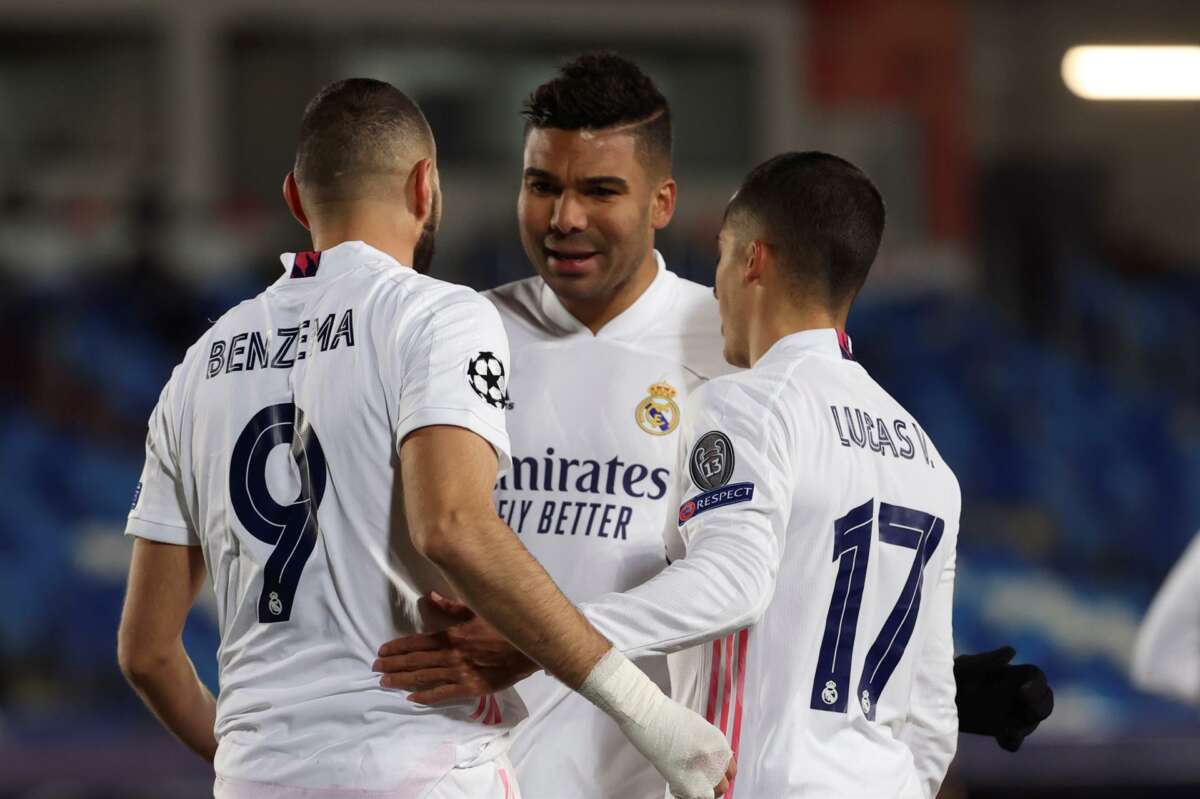 Casemiro y Benzema en el Real Madrid