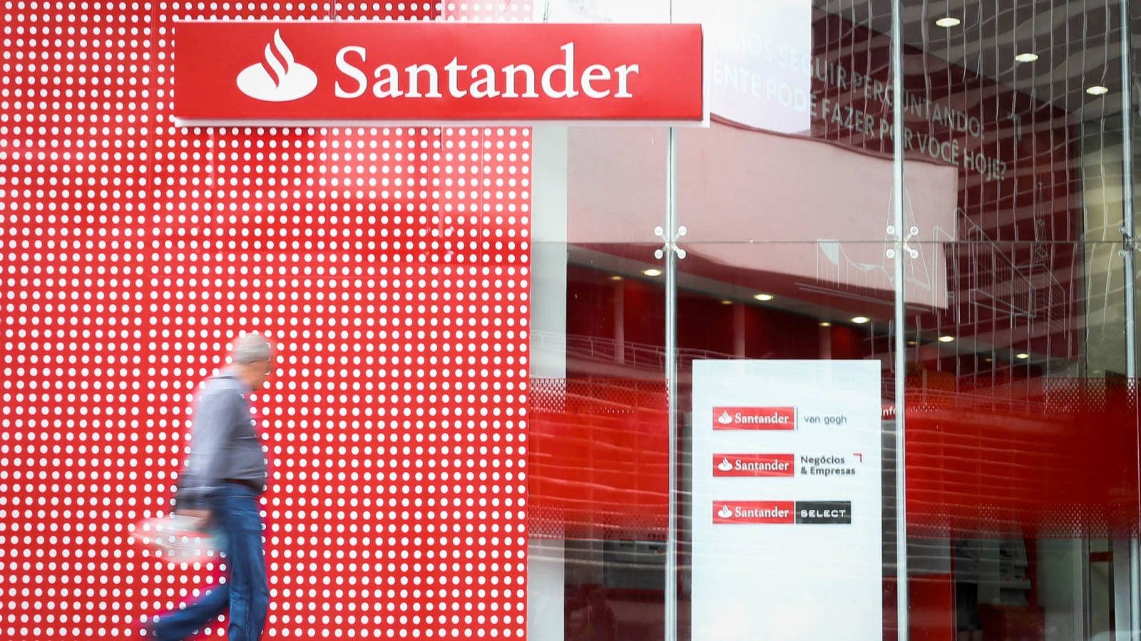 Oficina de Banco Santander.