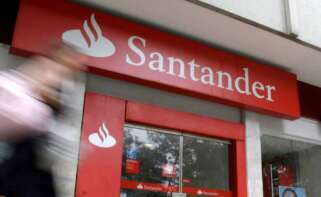 Una oficina de Banco Santander.