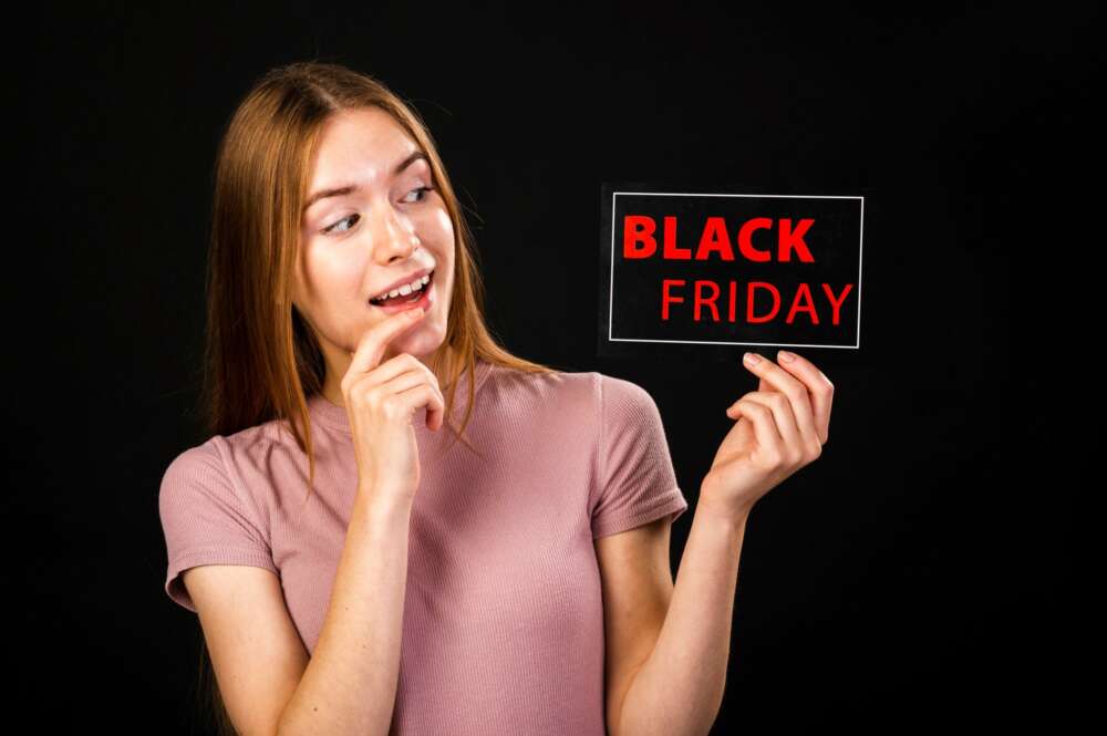 El Black Friday tendrá lugar a finales de noviembre. Foto: Freepik.