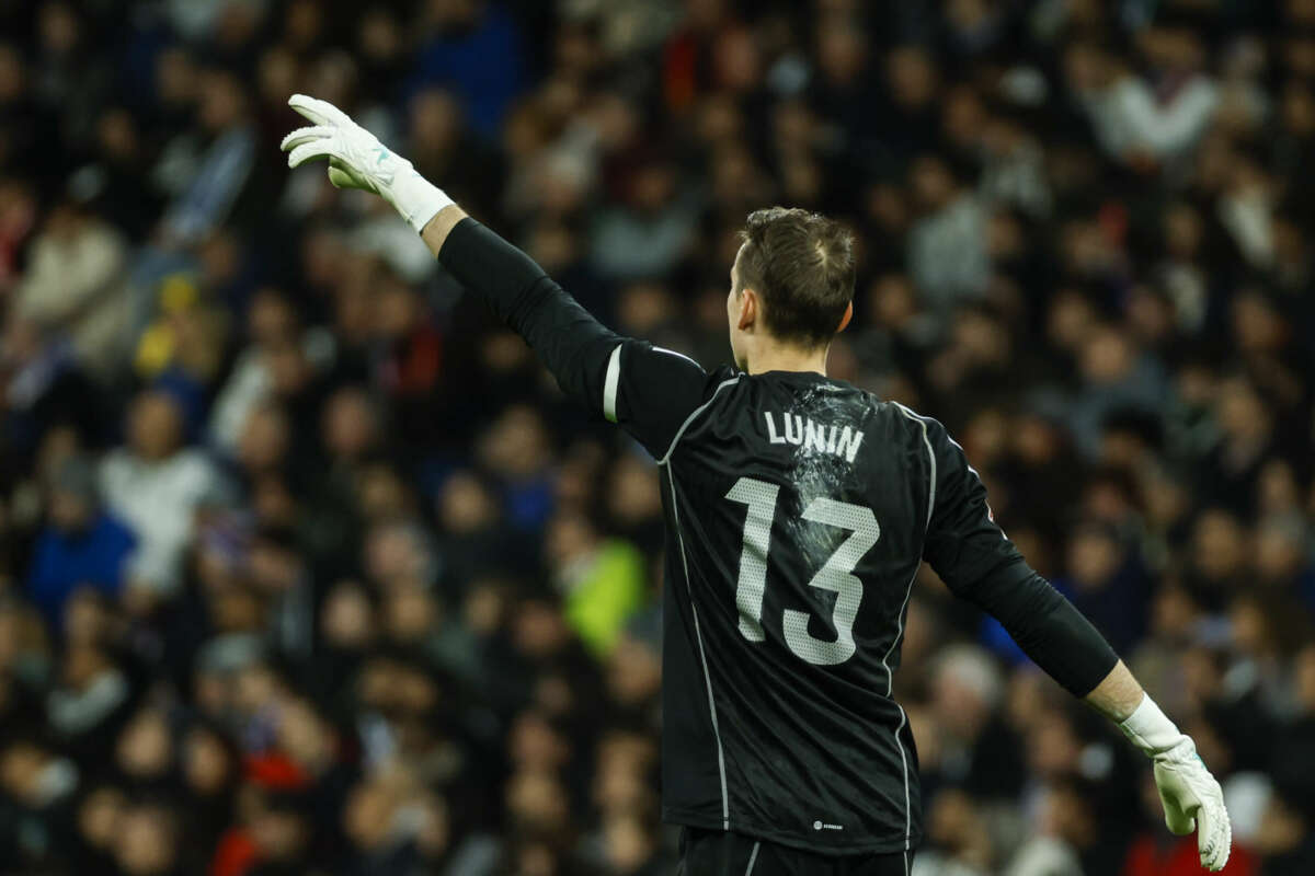 Andriy Lunin, portero del Real Madrid 