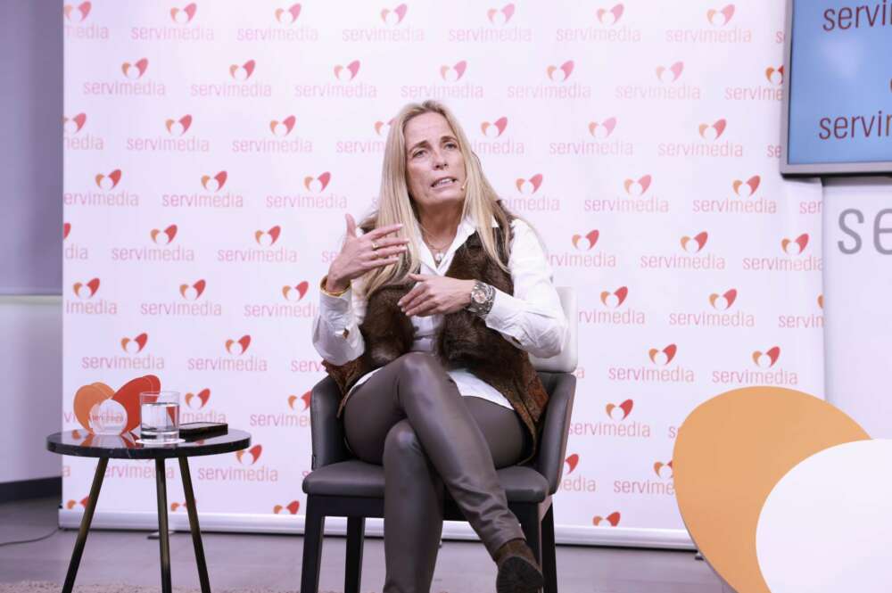 La consejera de Economía, Rocío Albert, durante su entrevista en Servimedia | Foto de Servimedia