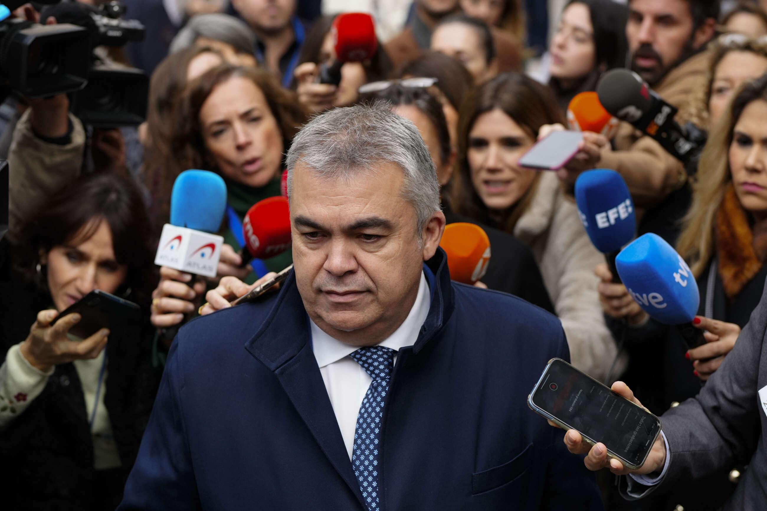 El secretario de Organización del PSOE, Santos Cerdán. EFE/Borja Sánchez Trillo