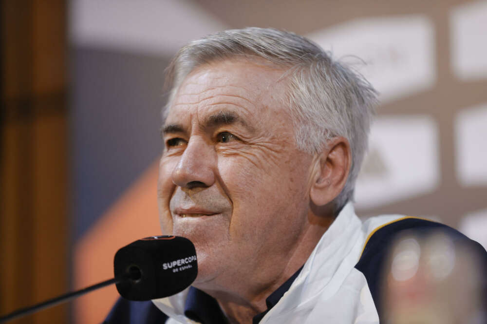 Carlo Ancelotti, entrenador del Real Madrid