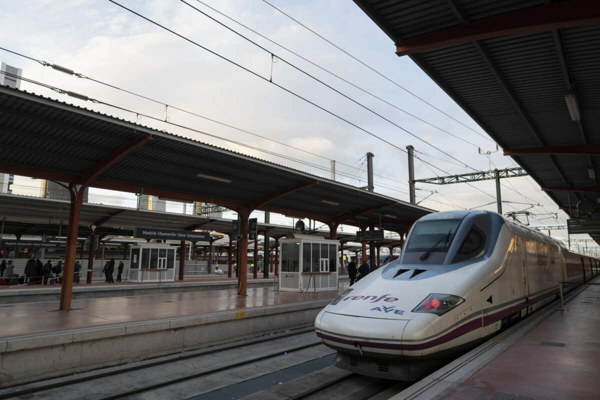 Tren AVE Renfe Madrid-Barcelona.