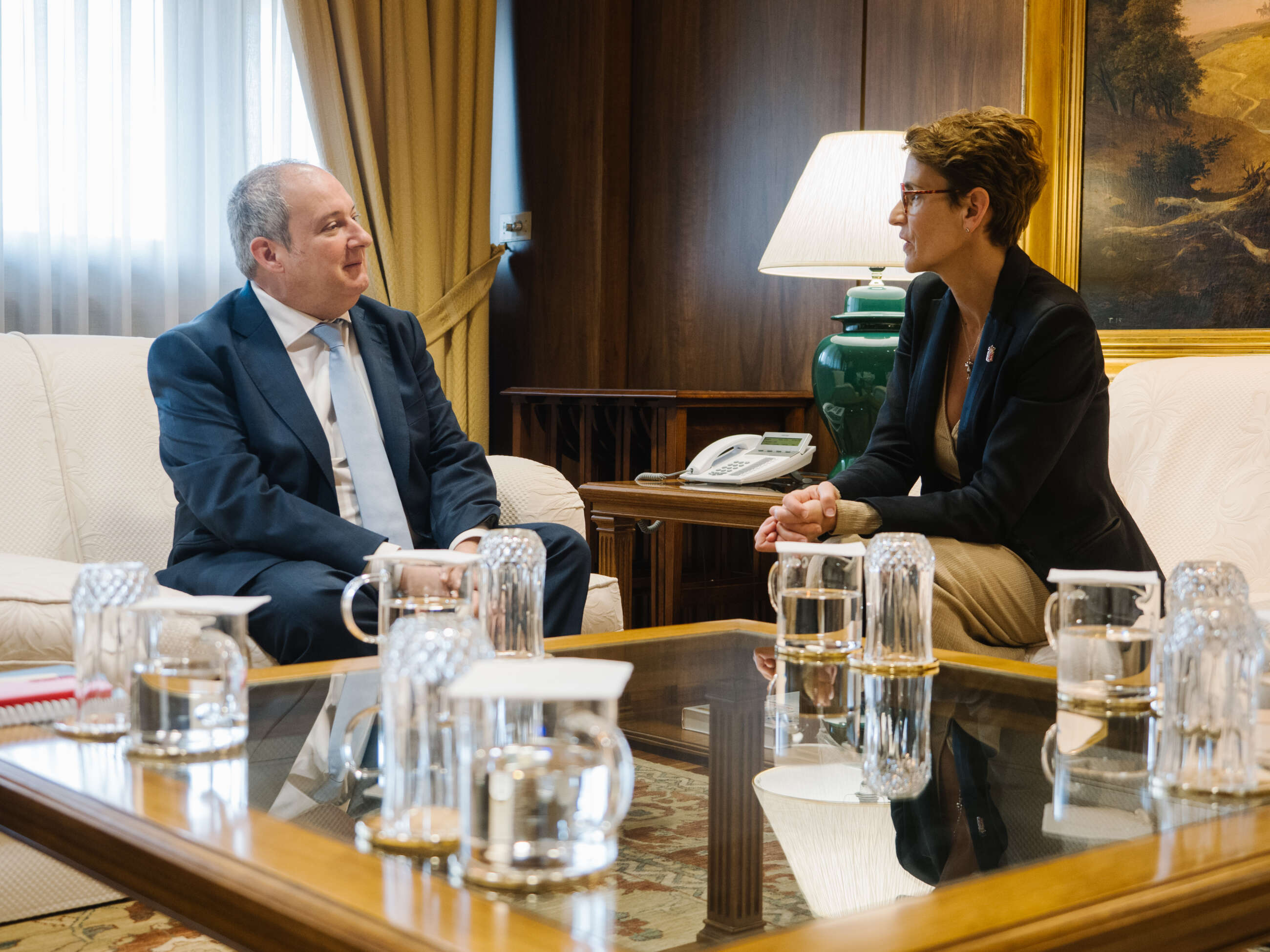 Jordi Hereu y María Chivite | Foto del Mintur