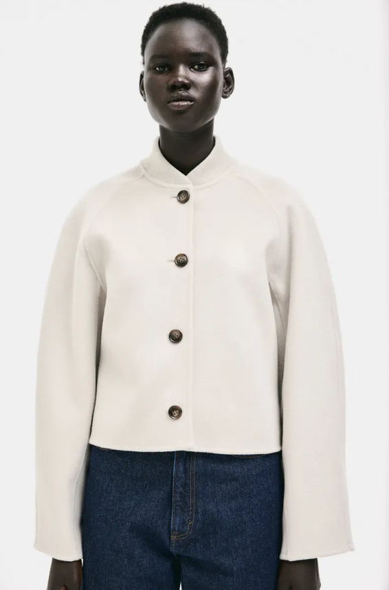 La chaqueta de lana de la colección online de H&M