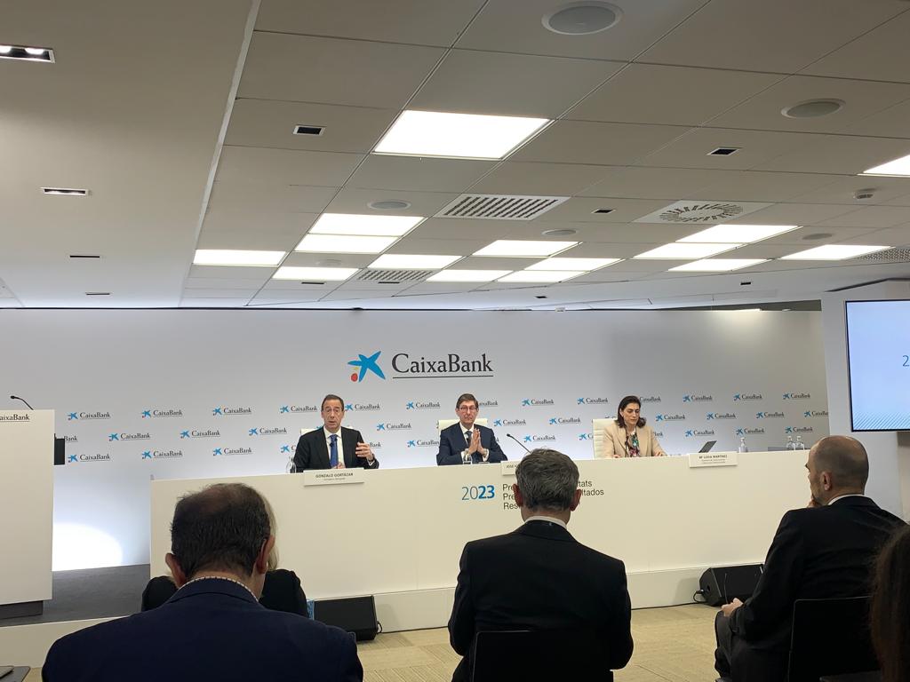 Presentación de resultados anuales de Caixabank. @Alejandro_MDV