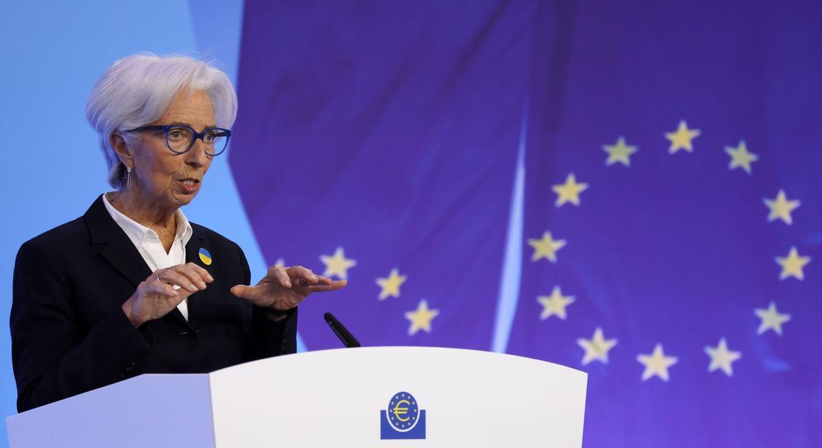 Christine Lagarde, presidenta del BCE. EFE