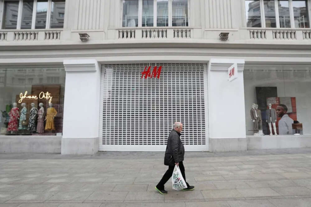 Fachada de la tienda de H&M en la Gran Vía de Madrid. EFE/Kiko Huesca/ Archivo