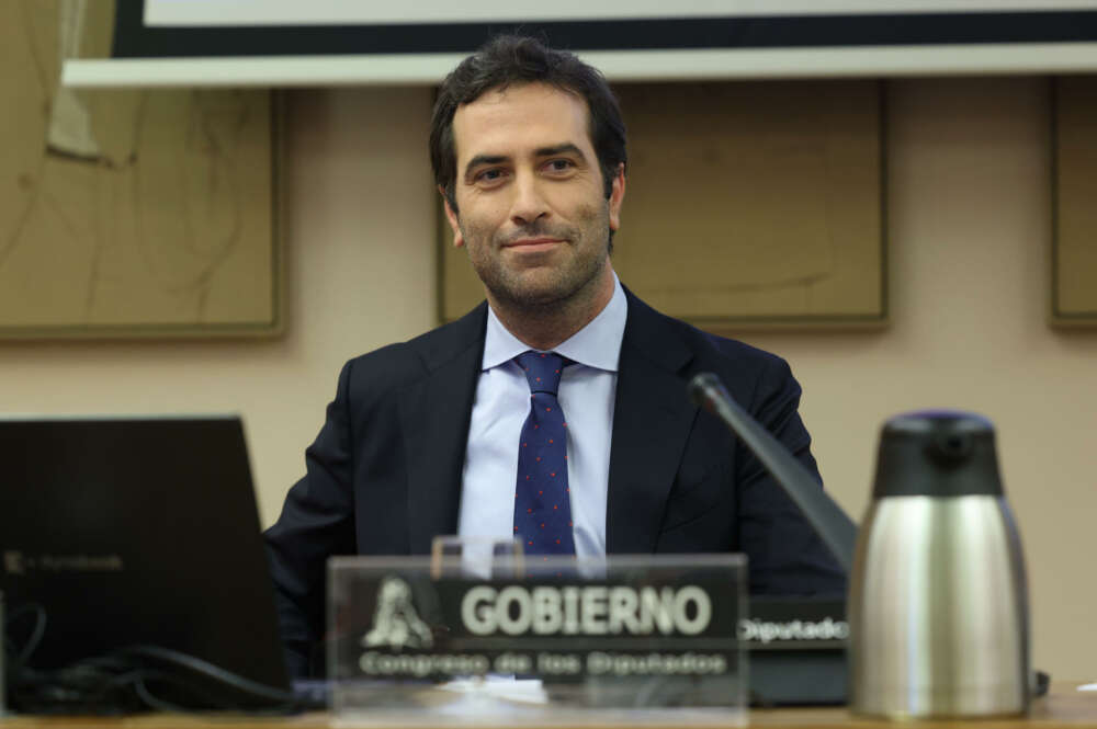 Ministro de Economía, Comercio y Empresa, Carlos Cuerpo. Foto: EFE/ Kiko Huesca