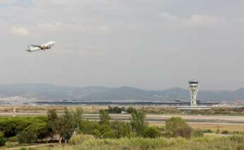Aspecto del aeropuerto de Barcelona. Foto: EFE.
