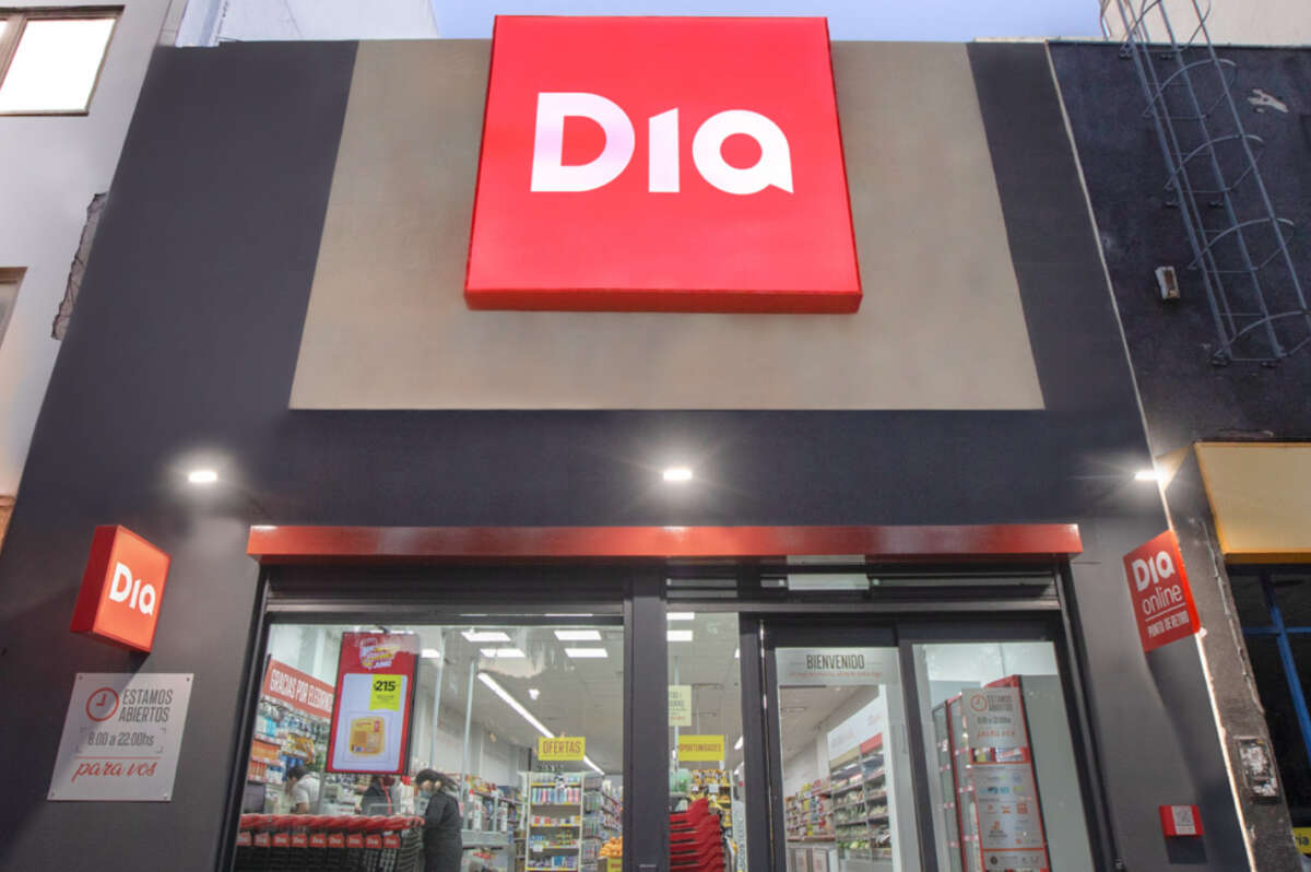 Un supermercado de la cadena DIA. alimentos. Foto: Dia.