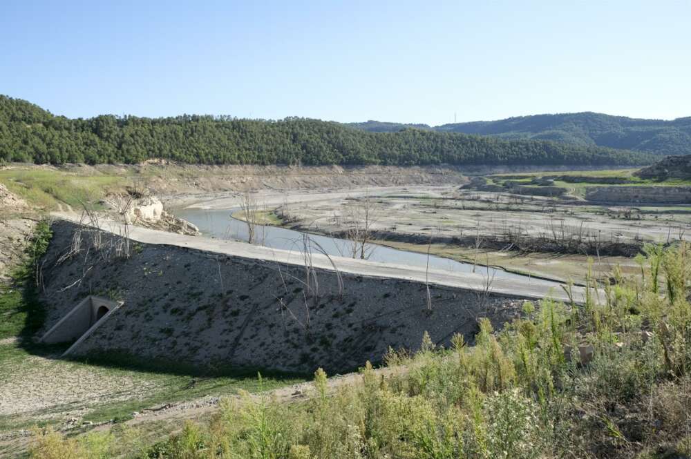 Un embalse en Cataluña. Foto: EFE.