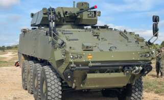 Un vehículo militar. Foto: Ministerio de Defensa.