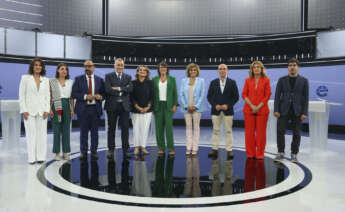 Debate de las elecciones europeas en RTVE. Encuesta. EFE/Kiko Huesca