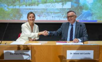 Acto de firma del convenio de colaboración entre la Fundación Amancio Ortega y el Hospital Sant Joan de Déu. Foto: Fundación Amancio Ortega