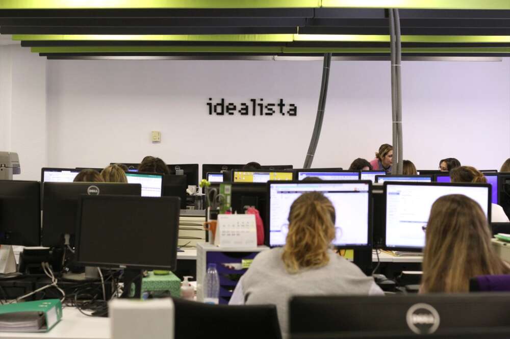 Una oficina de la empresa Idealista. Foto: Europa Press