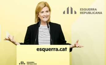 La portavoz de ERC, Raquel Sans. EFE/Quique Garcia