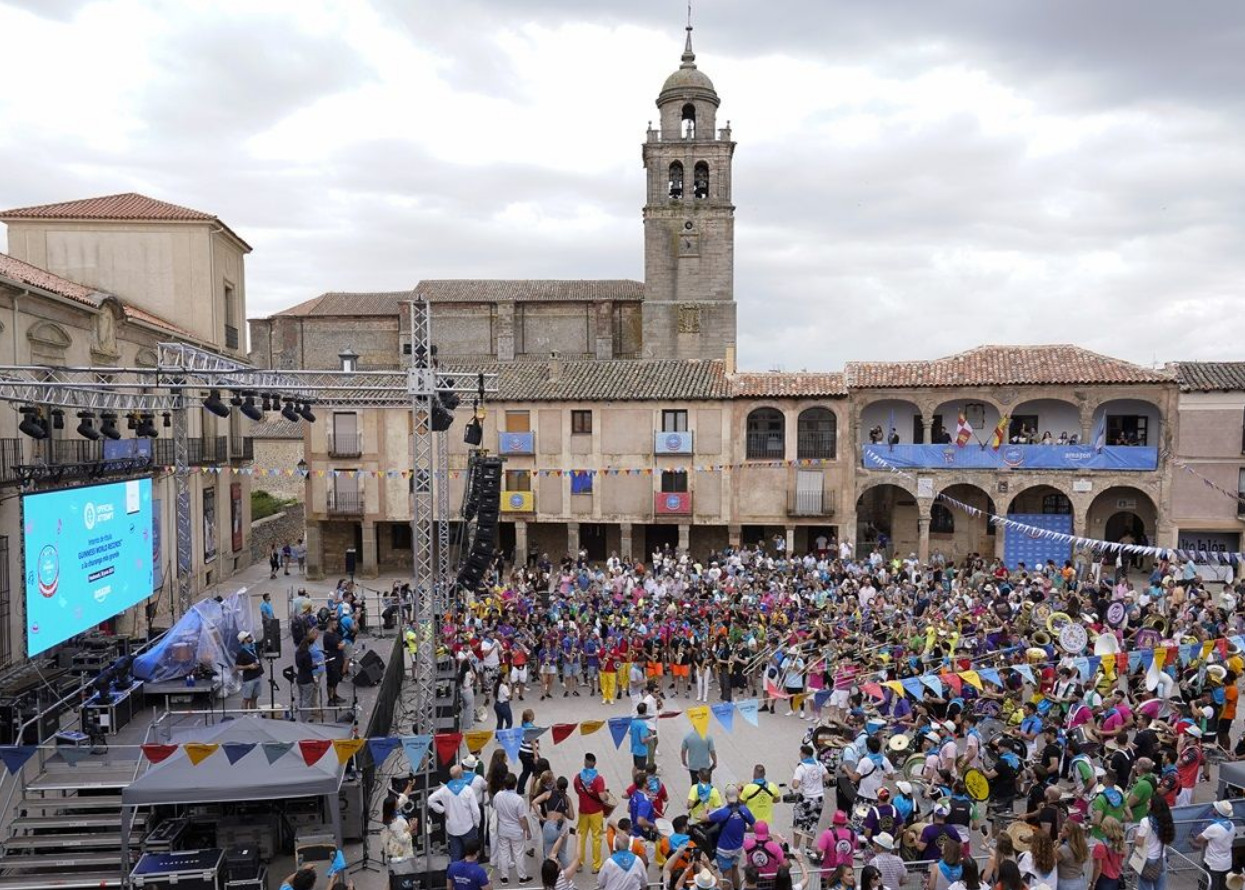 La charanga más grande en Medinaceli. Foto: Servimedia.