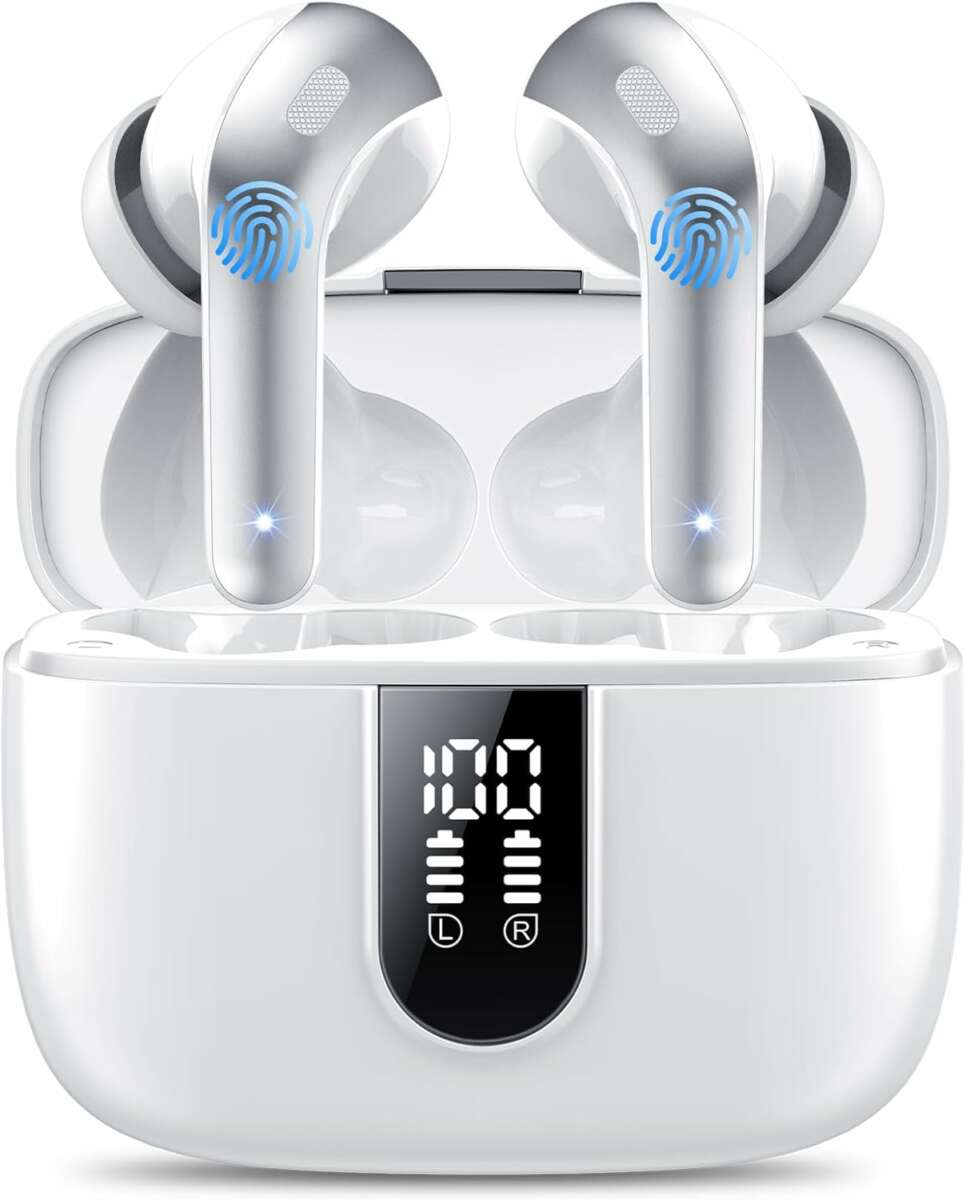 Los auriculares inalámbricos de IKT, disponibles en Amazon.