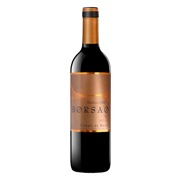 El vino tinto D.O Campo de Borja Borsao Barrica, disponible en Mercadona.