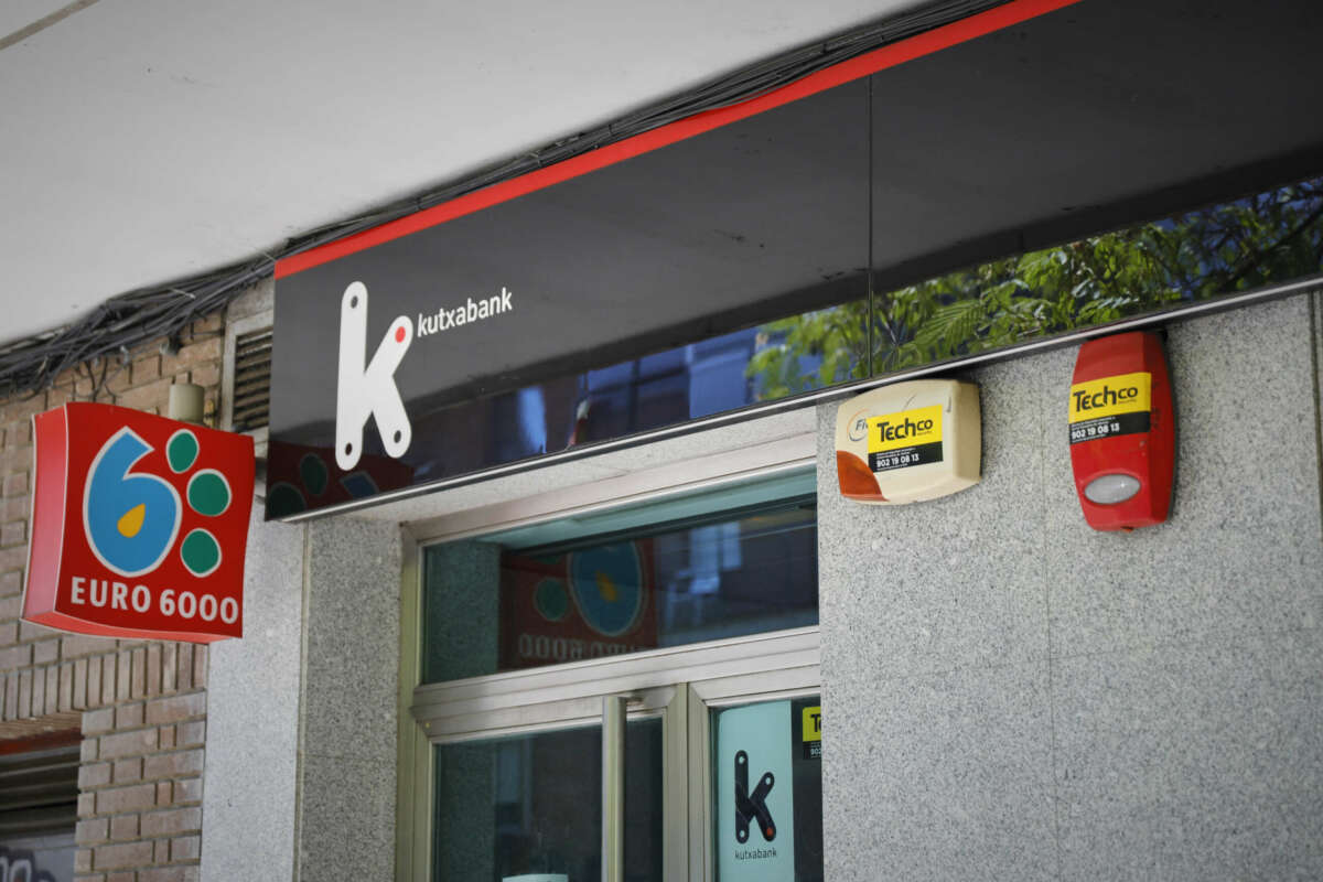 Imágenes de recurso del banco Kutxabank. Foto: Europa Press.