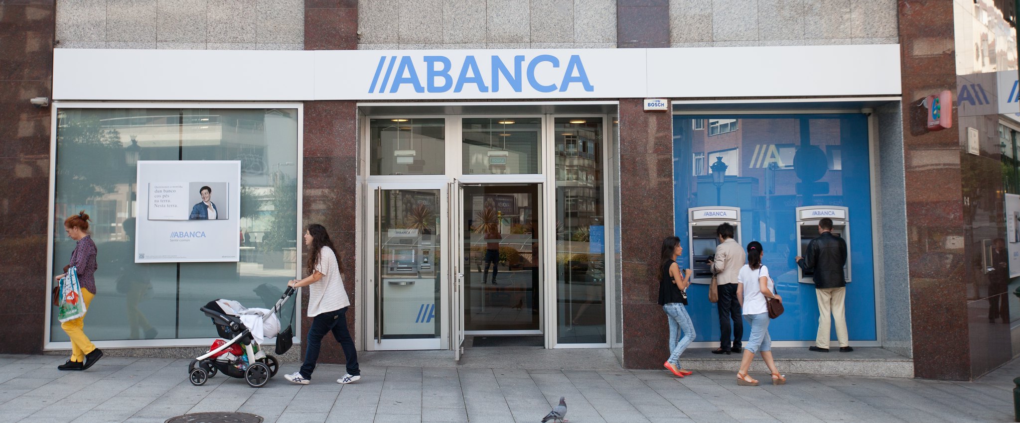 Oficina de Abanca. Foto: Abanca.